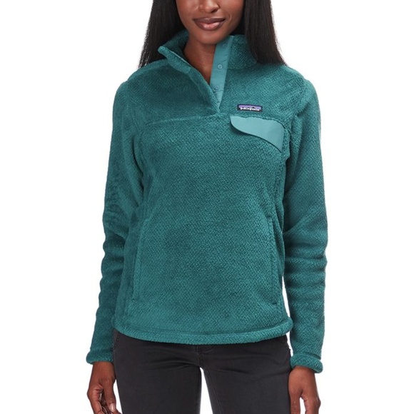 Patagonia Tops - Patagonia Re-Tool Snap-T teal fleece pullover